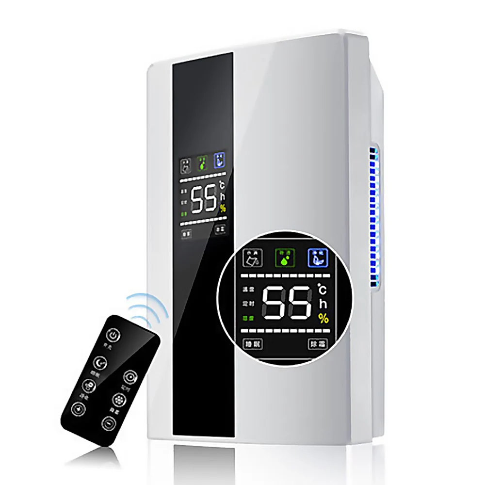 Home 2.2L Dehumidifier Remote Control Large LCD Screen Display Air Dryer Full Shut-Off Purifier
Home 2.2L Dehumidifier Remote Control Large LCD Screen Display Air Dryer Full Shut-Off Purifier