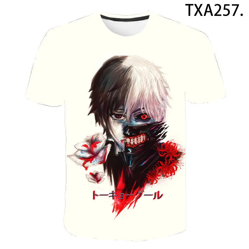 2021 Tokyo Ghoul Man 3D Graphics T-shirt Anime Ken Kenny 3D Printing Cartoon Loose Cotton T-shirt Hipster Tops Street Clothing
2021 Tokyo Ghoul Man 3D Graphics T-shirt Anime Ken Kenny 3D Printing Cartoon Loose Cotton T-shirt Hipster Tops Street Clothing