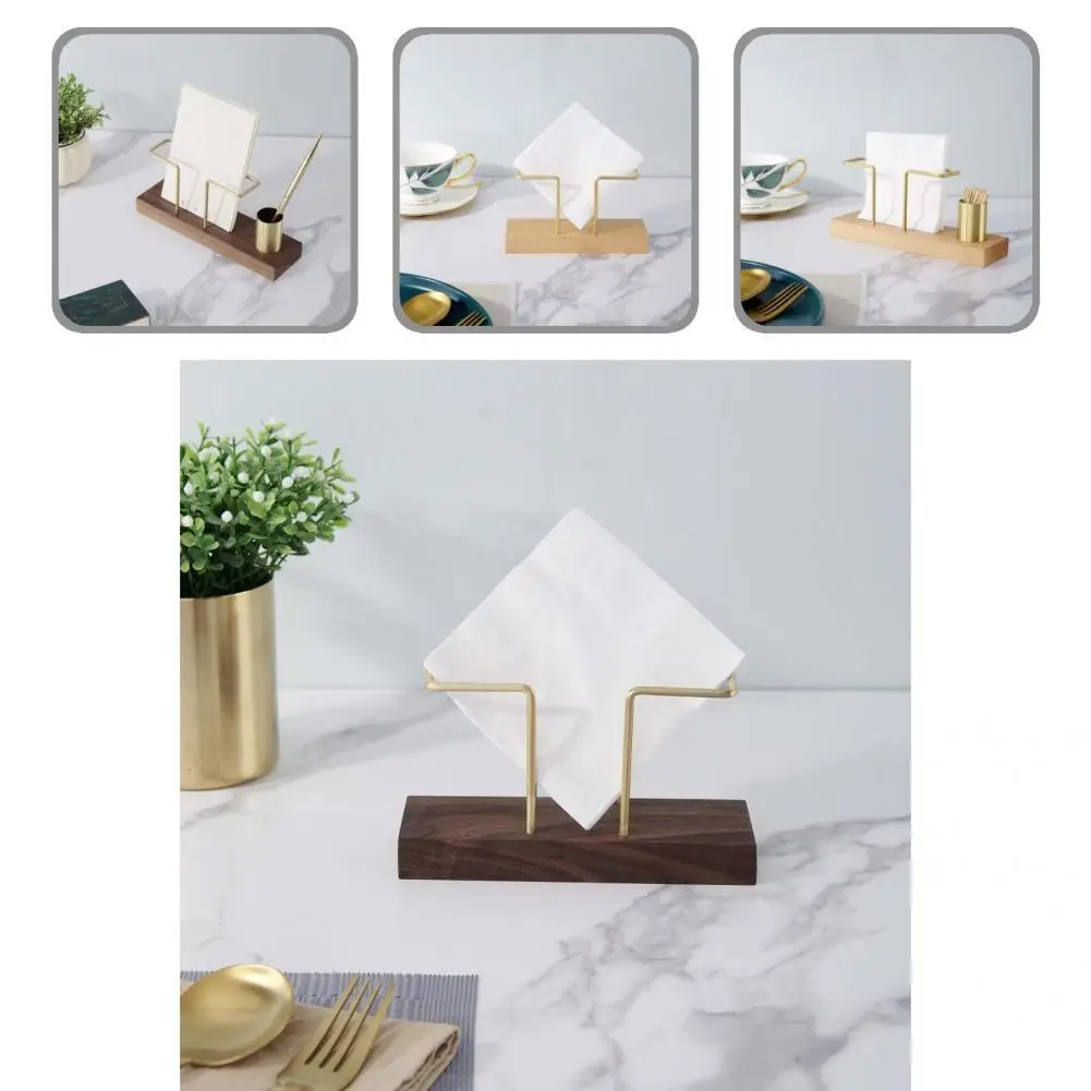 Pretty Napkin Holder with Toothpick Holder Solid Napkin Rack for Restaurant Tissue Dispenser
Pretty Napkin Holder with Toothpick Holder Solid Napkin Rack for Restaurant Tissue Dispenser