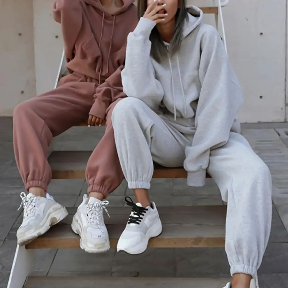 Women Tracksuits Two Piece Set Outfits Autumn Women's Tracksuit Oversized Hoodie And Pants Casual Sport Suit Winter 2 Piece Sets
Women Tracksuits Two Piece Set Outfits Autumn Women's Tracksuit Oversized Hoodie And Pants Casual Sport Suit Winter 2 Piece Sets