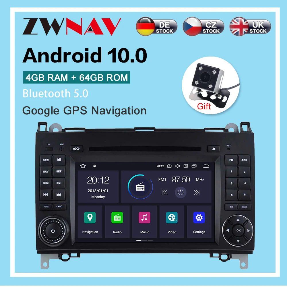 Android 10.0 4+64G Car Radio GPS Navigation for Mercedes Benz B200/B-class/W245/B170/W169 Multimedia Player Radio stereo dsp isp
Android 10.0 4+64G Car Radio GPS Navigation for Mercedes Benz B200/B-class/W245/B170/W169 Multimedia Player Radio stereo dsp isp