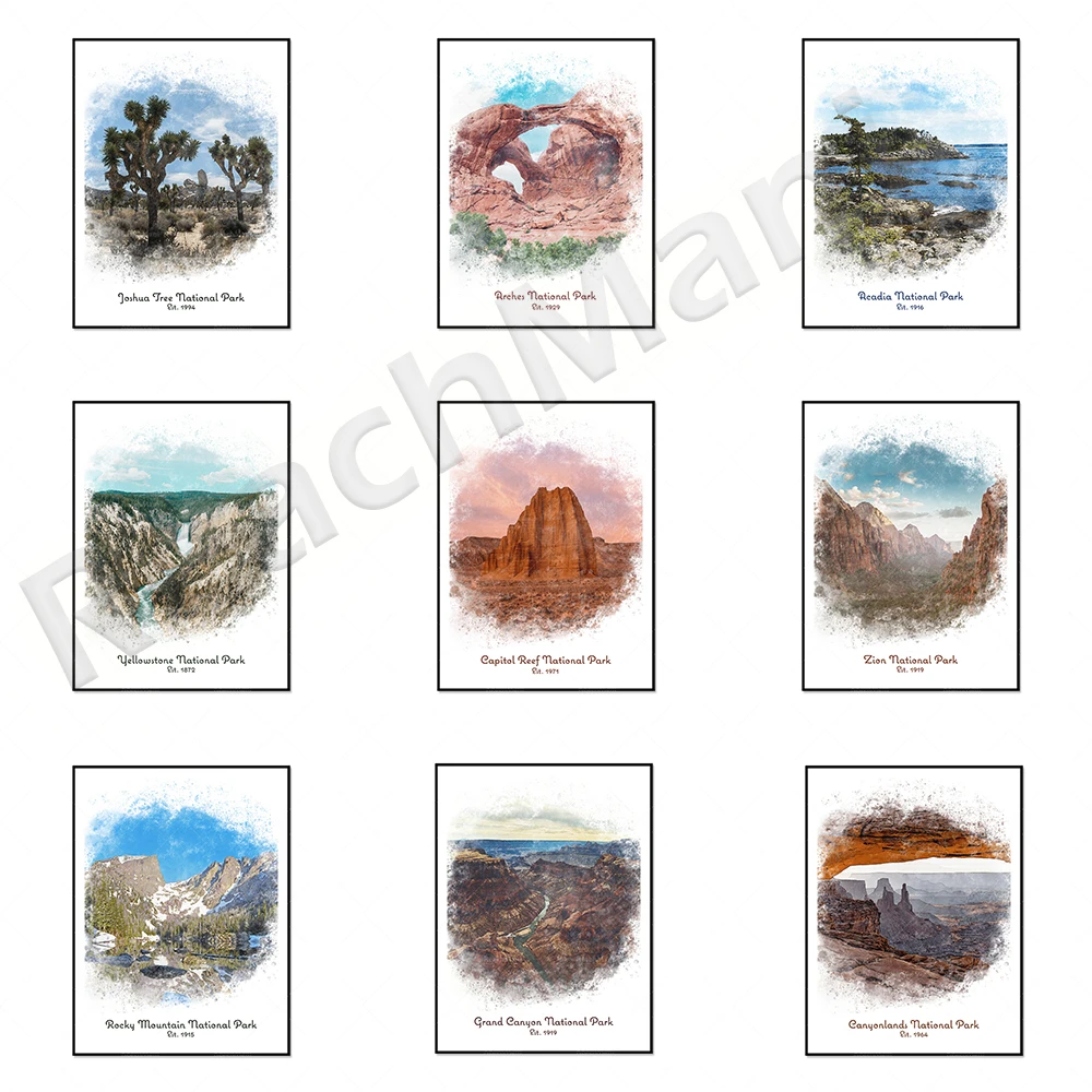 Crater Lake, Yosemite, Grand Teton, Great Smoky Mountains, Zion National, Sequoia National, Glacier National Park travel poster,
Crater Lake, Yosemite, Grand Teton, Great Smoky Mountains, Zion National, Sequoia National, Glacier National Park travel poster,