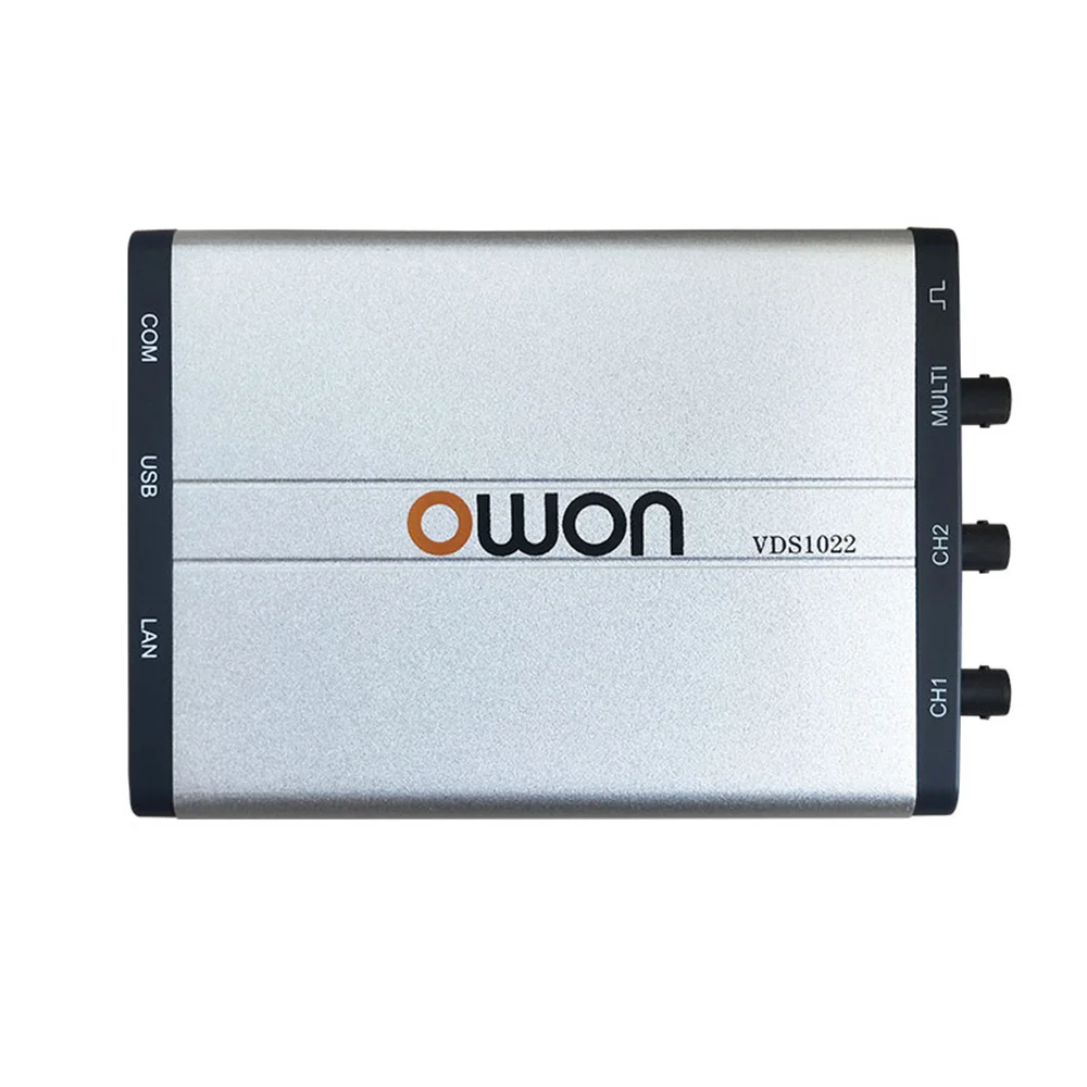 Цифровой осциллограф OWON VDS1022I VDS1022, портативный осциллограф с полосой пропускания 100 Мвыб./с, 25 МГц, с датчиками
Цифровой осциллограф OWON VDS1022I VDS1022, портативный осциллограф с полосой пропускания 100 Мвыб./с, 25 МГц, с датчиками