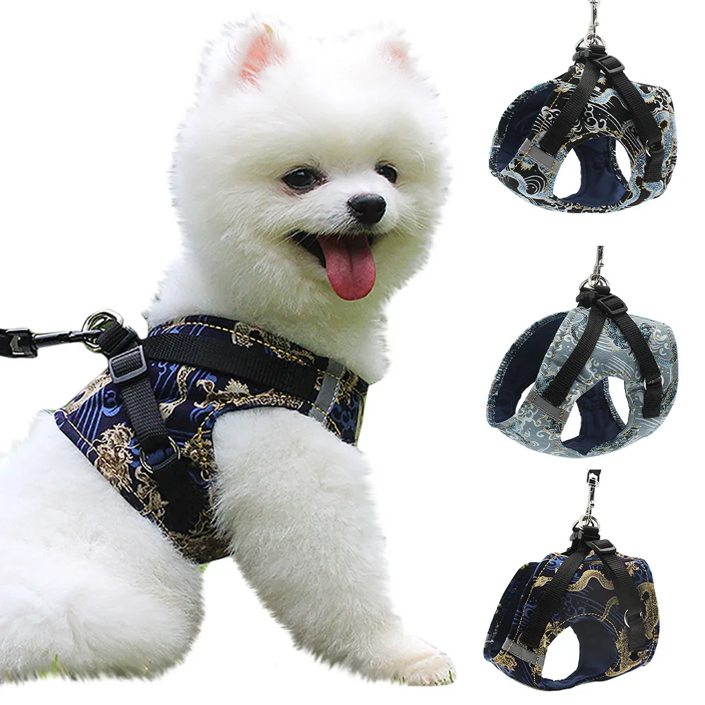 Ocardian dog leashes Chest strap dragon pattern Adjustable outdoor Vest Reflective Small Medium Large Dog Pet drop ship 2020 new 
Ocardian dog leashes Chest strap dragon pattern Adjustable outdoor Vest Reflective Small Medium Large Dog Pet drop ship 2020 new