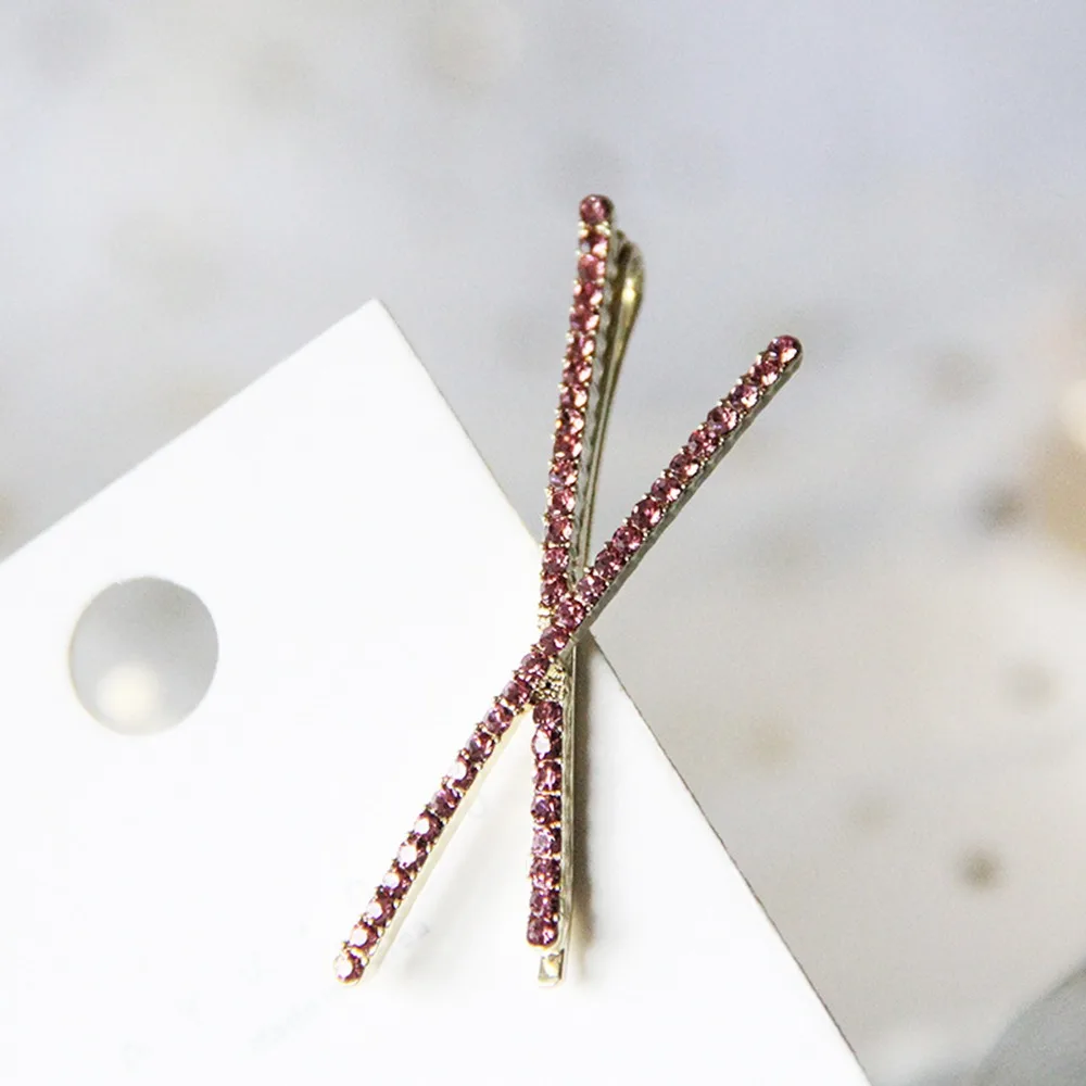 5 color New Geometric Triangle X Shape Shiny Rhinestones Hairpins Hair Clips For Women girls Barrettes Hair Styling Accessories
5 color New Geometric Triangle X Shape Shiny Rhinestones Hairpins Hair Clips For Women girls Barrettes Hair Styling Accessories