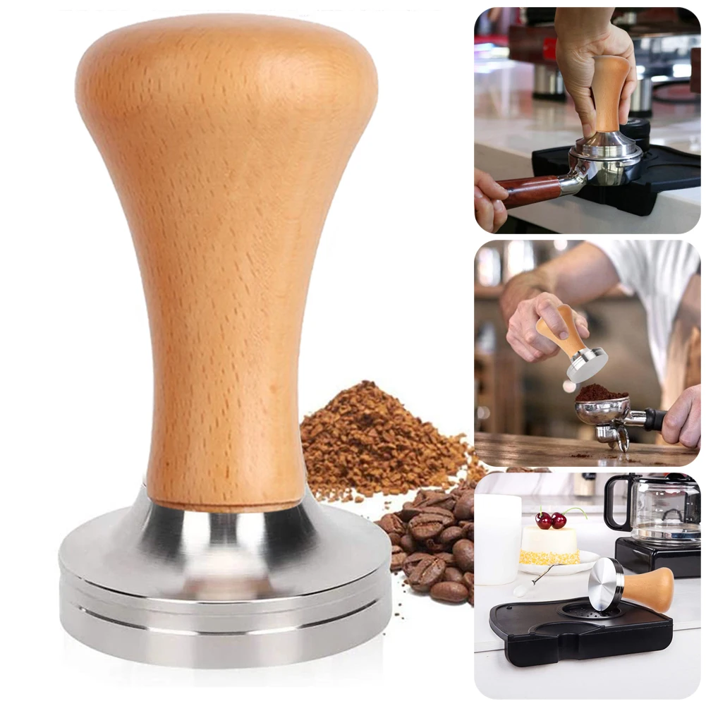 58 mm Coffee Tamper Stainless Steel Detachable Espresso Tamper Coffee Bean Press Tool Coffee Making Barista Tools Accessories
58 mm Coffee Tamper Stainless Steel Detachable Espresso Tamper Coffee Bean Press Tool Coffee Making Barista Tools Accessories
