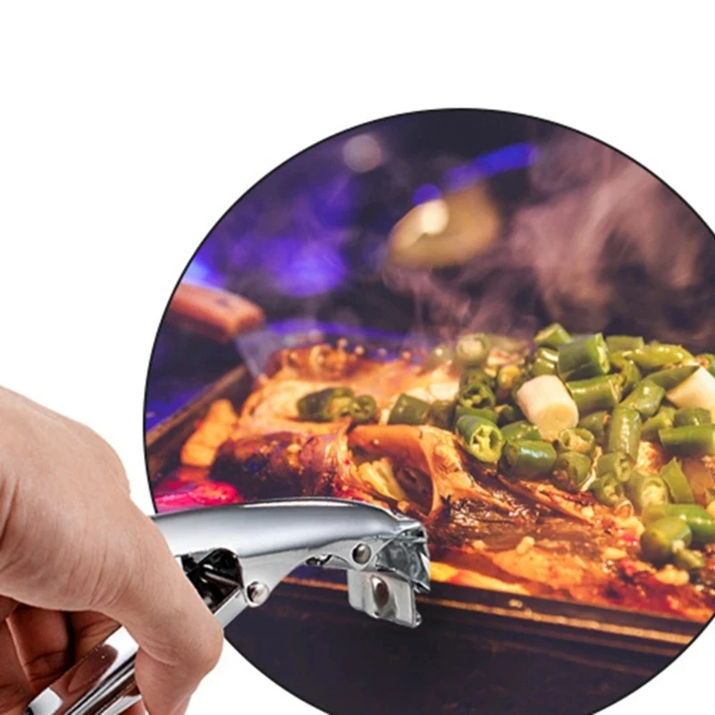 2021 Kitchen Stainless Steel BBQ Lifter Gripper Sliver Anti-Hot Plate Pan Clamp Clip Rustproof Kitchen Baking Tools Accessories
2021 Kitchen Stainless Steel BBQ Lifter Gripper Sliver Anti-Hot Plate Pan Clamp Clip Rustproof Kitchen Baking Tools Accessories