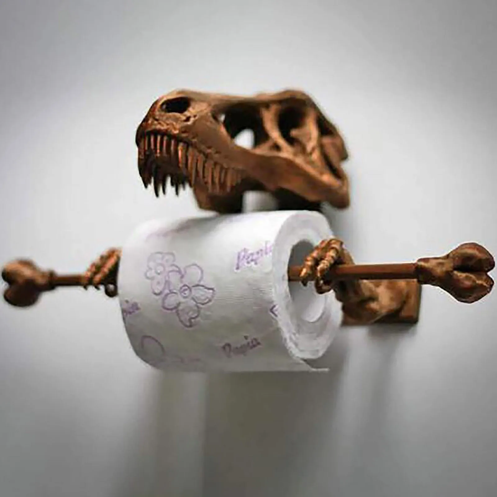 Skeleton Toilet Paper Holder Creative Dinosaur Tissue Paper Holder Organizer
Skeleton Toilet Paper Holder Creative Dinosaur Tissue Paper Holder Organizer
