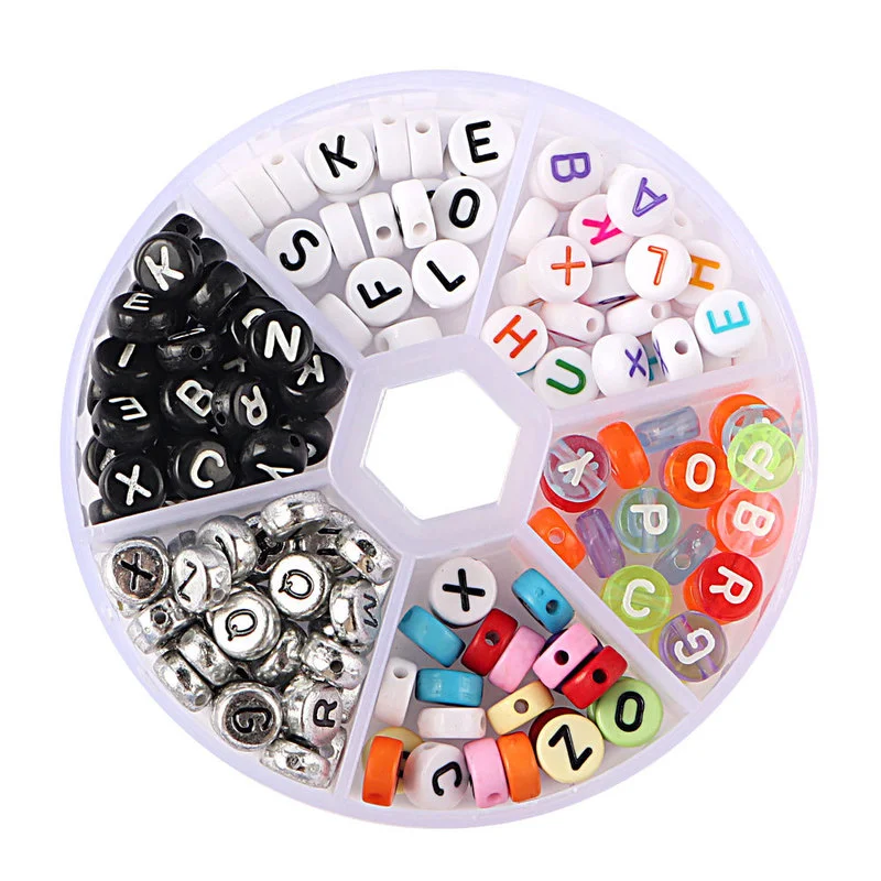 New DIY Letter Bead Set Handmade Beaded Toy Making Bracelet Necklace Accessories Craft Set Beaded Material Toy Gift for Girl
New DIY Letter Bead Set Handmade Beaded Toy Making Bracelet Necklace Accessories Craft Set Beaded Material Toy Gift for Girl