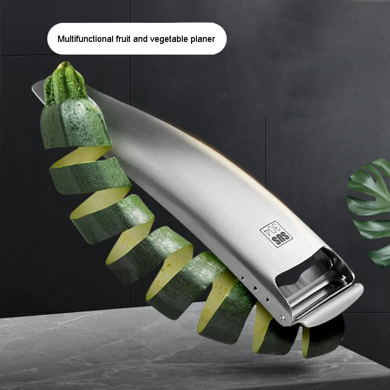 Creative Stainless Steel Peeling Knifemulti-function Peeler Grater Vegetable and Fruit Scraping Knife Kitchen Gadget
Creative Stainless Steel Peeling Knifemulti-function Peeler Grater Vegetable and Fruit Scraping Knife Kitchen Gadget