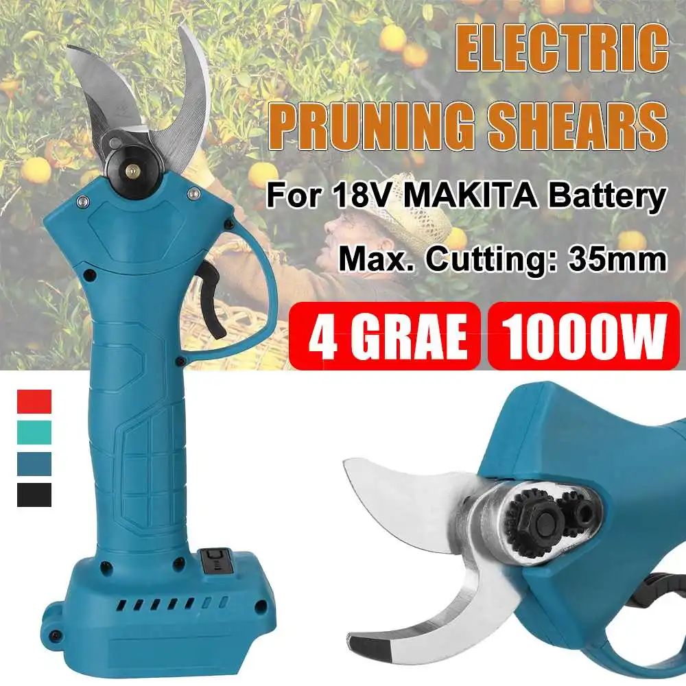 MUSTOOL 35mm Cordless Electric Pruning Shear Bonsai Pruning Branches Scissors Orchard Garden Power Tools for Makita 18V Battery
MUSTOOL 35mm Cordless Electric Pruning Shear Bonsai Pruning Branches Scissors Orchard Garden Power Tools for Makita 18V Battery