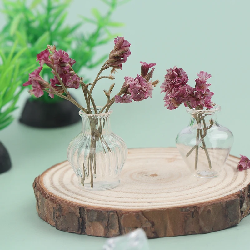 1/12 Scale Dollhouse Miniature Glass Flowerpot Vase Model Doll House Handcrafted Decoration
1/12 Scale Dollhouse Miniature Glass Flowerpot Vase Model Doll House Handcrafted Decoration