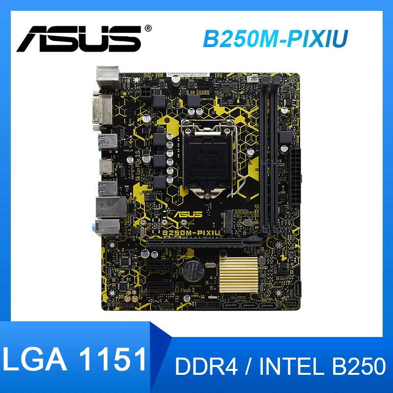 ASUS B250M-PIXIU материнская плата LGA1151 DDR4 ram HDMI DVI VGA M.2 intel ATX B250 материнская плата для Core 7100 ЦП
ASUS B250M-PIXIU материнская плата LGA1151 DDR4 ram HDMI DVI VGA M.2 intel ATX B250 материнская плата для Core 7100 ЦП