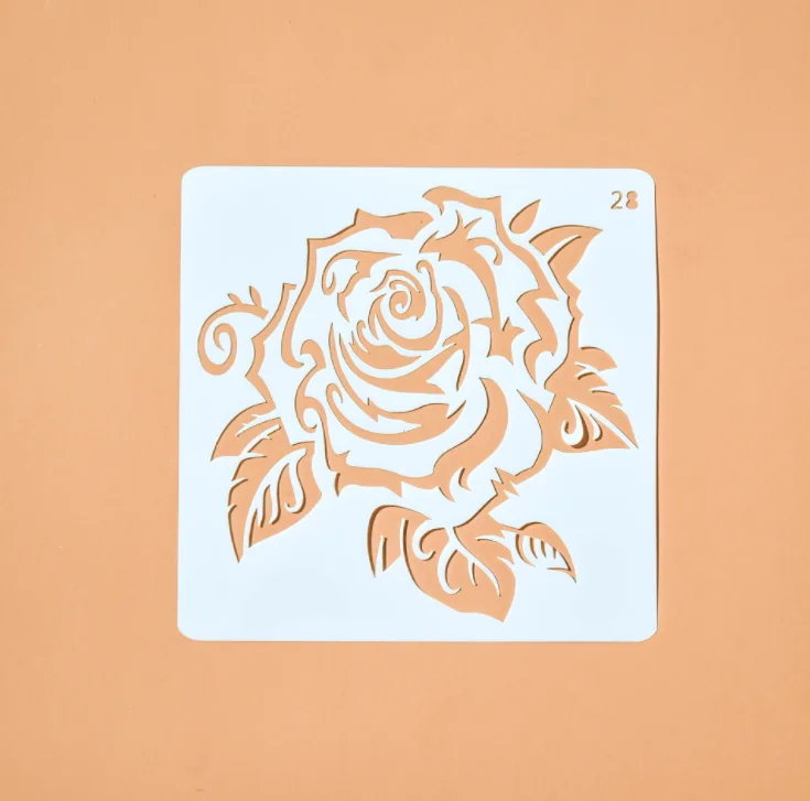 13*13 Flower Layering Stencils graffiti hand copied board hollowed out photo album graphic spray painting tool
13*13 Flower Layering Stencils graffiti hand copied board hollowed out photo album graphic spray painting tool
