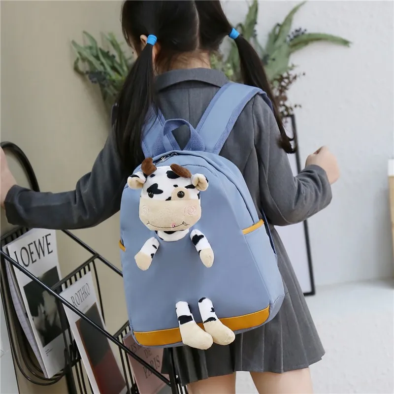 Cute Cow Embroidery Children's Backpack Light Kids Kindergarten School Bag Boys Girls Shoulder Bag Zipper High Quality Nylon
Cute Cow Embroidery Children's Backpack Light Kids Kindergarten School Bag Boys Girls Shoulder Bag Zipper High Quality Nylon