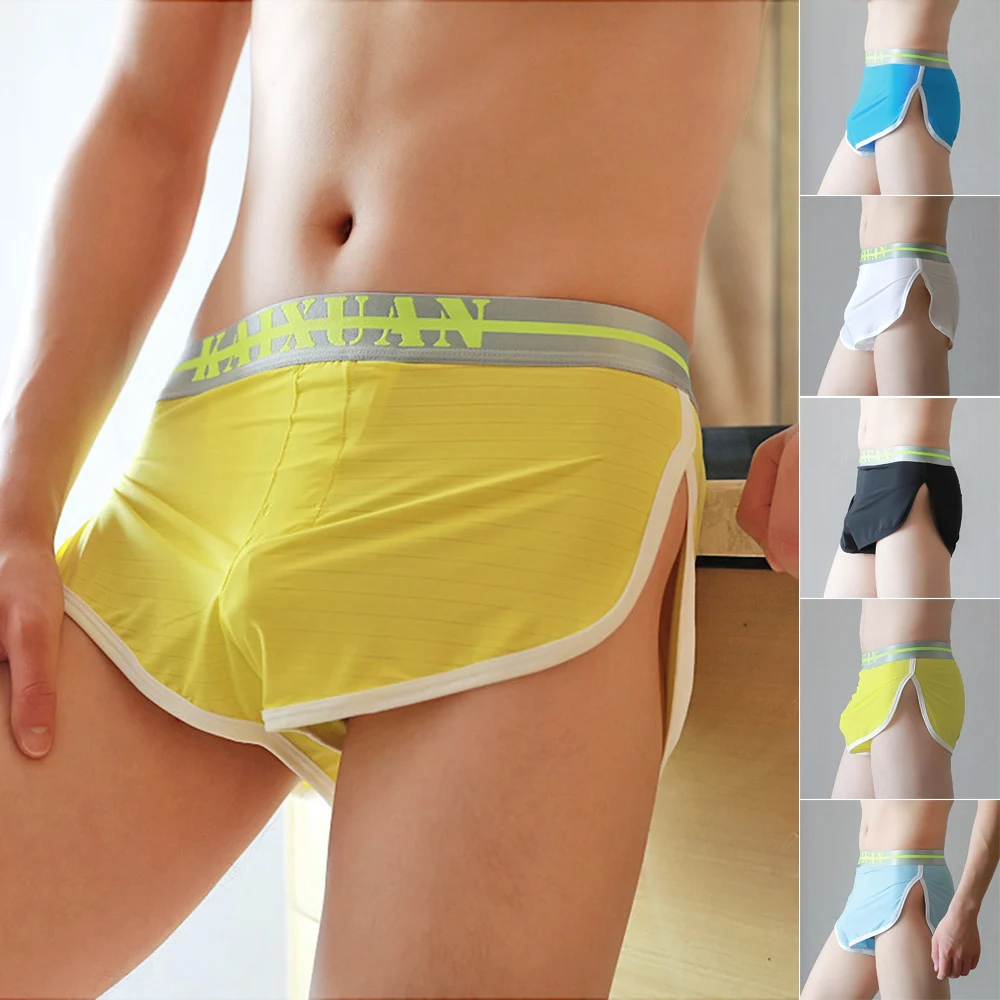 Men's Boxers Sexy Home Boxer Slip Shorts Mid Waist Breathable Comfortable Underwear New Male Lingerie Underpants
Men's Boxers Sexy Home Boxer Slip Shorts Mid Waist Breathable Comfortable Underwear New Male Lingerie Underpants