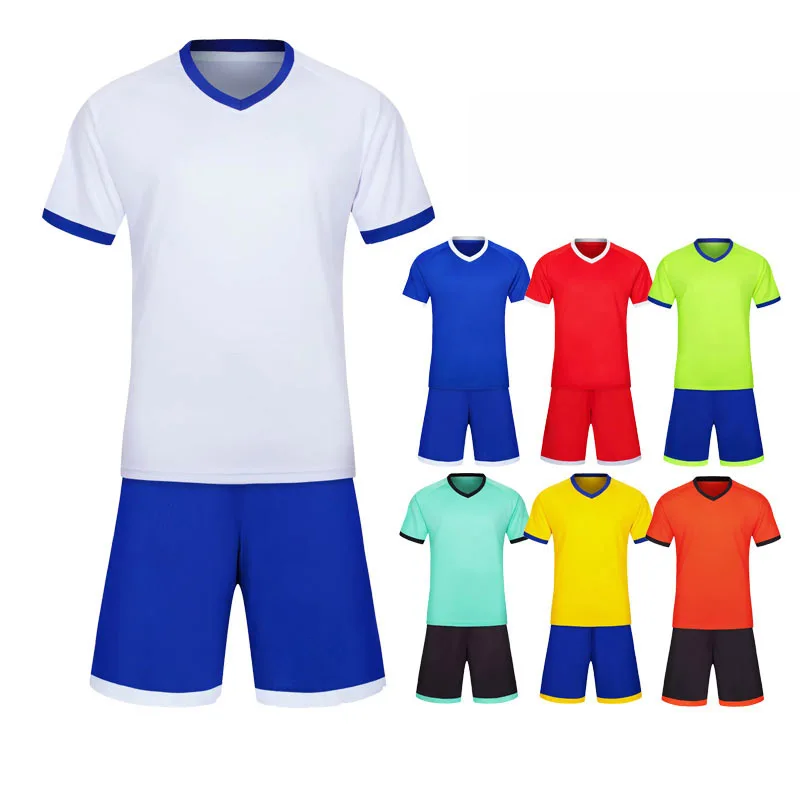 Blank soccer Jerseys Football Jersey & shorts Adult children's training suit team uniform Short sleeve tracksuit Customized
Blank soccer Jerseys Football Jersey & shorts Adult children's training suit team uniform Short sleeve tracksuit Customized