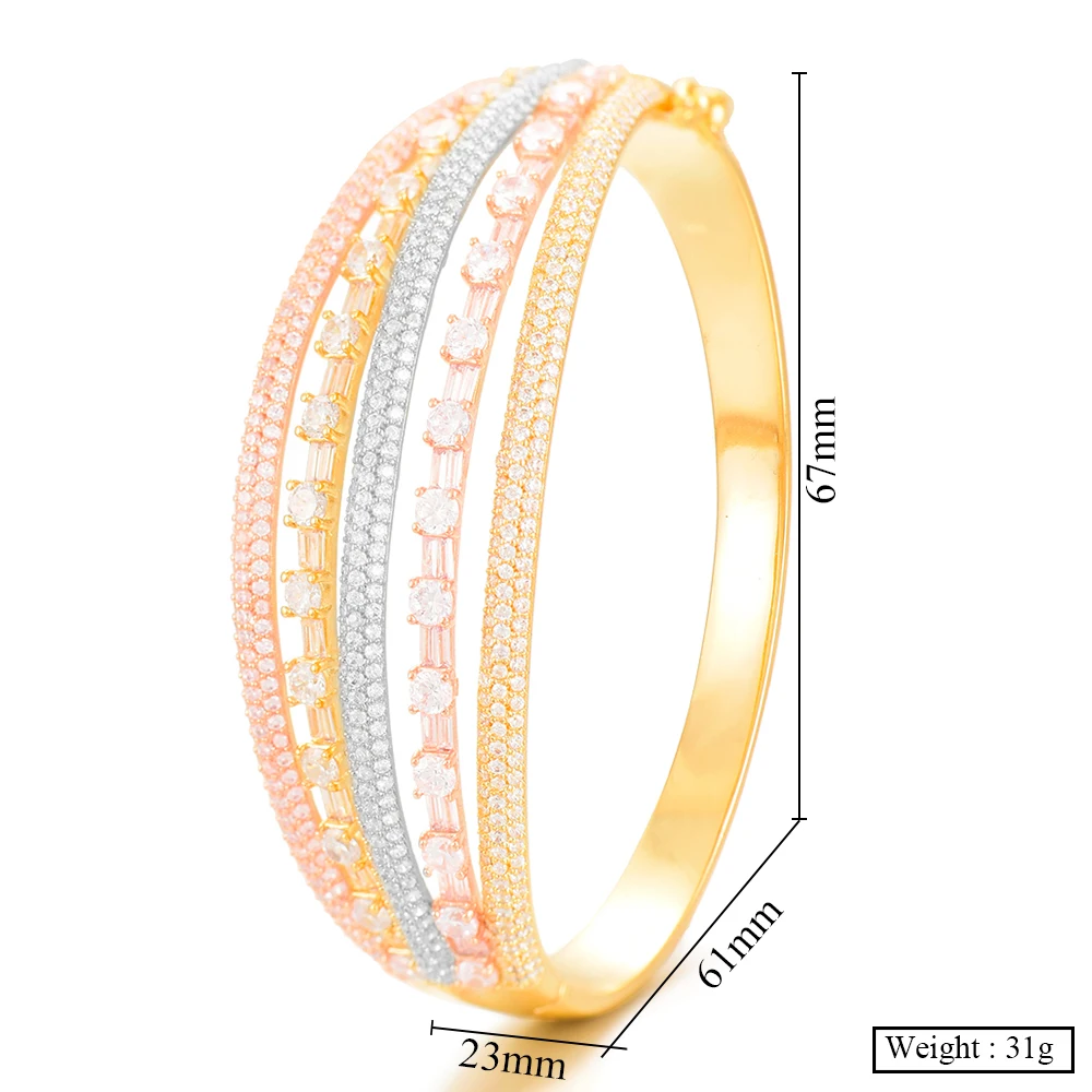 missvikki High Quality 4 Color Luxury Bangle For Women Wedding Baguette Arabia Bangle Engagement brincos para as mulheres 2020
missvikki High Quality 4 Color Luxury Bangle For Women Wedding Baguette Arabia Bangle Engagement brincos para as mulheres 2020
