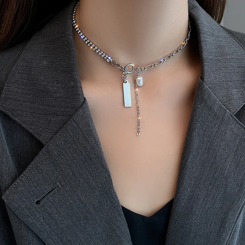 Necklace Goth Aesthetic Chain On The Neck Vintage Pendant 2021 Trend Jewelry Choker Neck Pendant Women Alloy Pearl Fashion Punk
Necklace Goth Aesthetic Chain On The Neck Vintage Pendant 2021 Trend Jewelry Choker Neck Pendant Women Alloy Pearl Fashion Punk