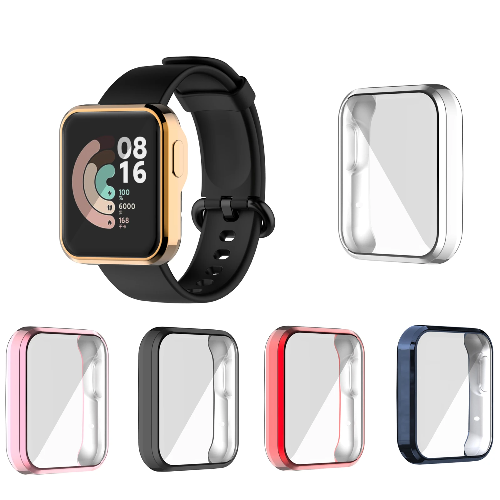 Plating TPU Protector Case For Xiaomi Mi Watch Lite Full Screen Protective Shell Cover for Mi Watch Lite
Plating TPU Protector Case For Xiaomi Mi Watch Lite Full Screen Protective Shell Cover for Mi Watch Lite