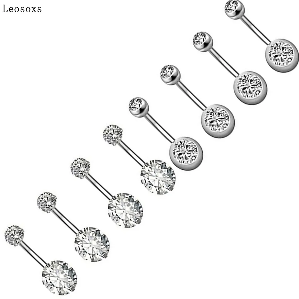 Leosoxs 2 Pcs Stainless Steel Belly Button Nail Piercing Jewelry European and American New Products
Leosoxs 2 Pcs Stainless Steel Belly Button Nail Piercing Jewelry European and American New Products