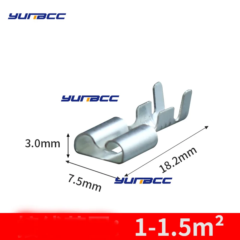 50/100 Pcs 6.3 Flat plate barbed plug spring Connector DJ623-E6.3C relay terminal battery car
50/100 Pcs 6.3 Flat plate barbed plug spring Connector DJ623-E6.3C relay terminal battery car