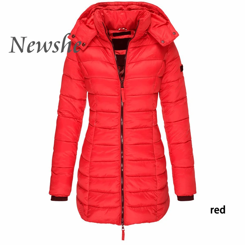 Ladies Hooded Overcoat Pure Color Zipper Slim Fit Cotton Thicken Jacket 2021 Women's Autumn Winter Thicken Parkas Warm Long Coat
Ladies Hooded Overcoat Pure Color Zipper Slim Fit Cotton Thicken Jacket 2021 Women's Autumn Winter Thicken Parkas Warm Long Coat
