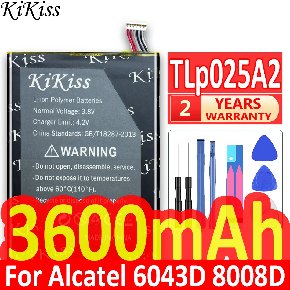 

3600mAh Powerful Battery For Alcatel One Touch Pop 3 (5.5) 5054A OT-5054 5054T 5054D 5054X Mobile Phone Batteries TLp025A2