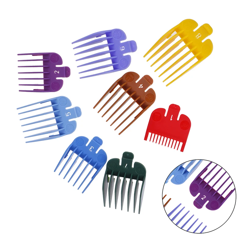 8PCS Universal Hair Clipper Limit Guide Comb Trimmer Sets With A Box Extra Clipper Cutting Tool Kit Hair Clipper Limited Combs
8PCS Universal Hair Clipper Limit Guide Comb Trimmer Sets With A Box Extra Clipper Cutting Tool Kit Hair Clipper Limited Combs