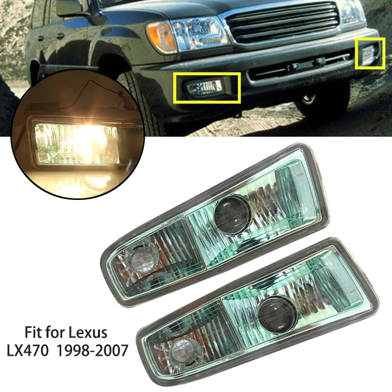 DWCX 2Pcs Car Clear Lens Front Bumper Fog Light Lamp 12V Fit for Lexus LX470 1998-2002 2003 2004 2005 2006 2007
DWCX 2Pcs Car Clear Lens Front Bumper Fog Light Lamp 12V Fit for Lexus LX470 1998-2002 2003 2004 2005 2006 2007