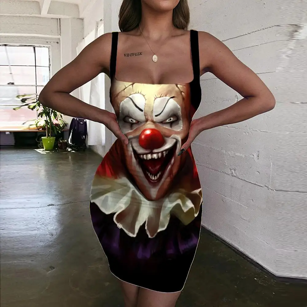 Giyu Brand Clown Dresses Women Anime Vestido Sexy Cosplay Halter Sleeveless Womens Clothing Mini Evening Beach Boho Femme
Giyu Brand Clown Dresses Women Anime Vestido Sexy Cosplay Halter Sleeveless Womens Clothing Mini Evening Beach Boho Femme