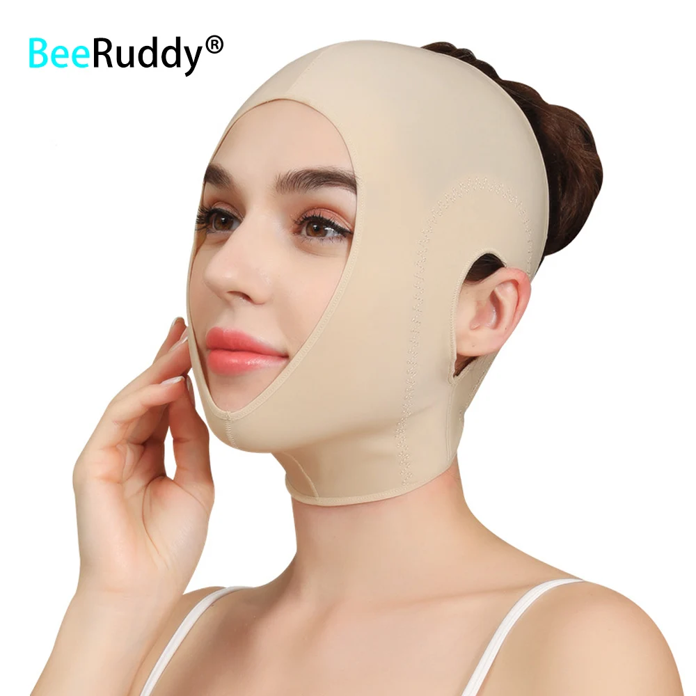 

V-маска для подтяжки лица, бандаж для похудения, подтяжка подбородка, щек, ремешок против морщин, инструмент для ухода за лицом
