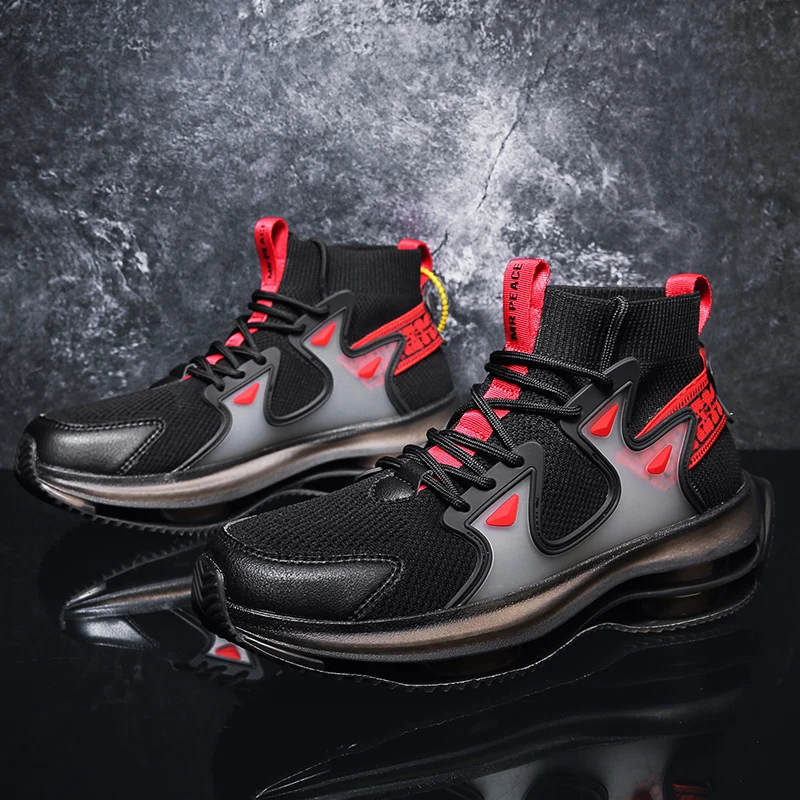 hot sell luxury Knitted sock shoes men sneakers mesh light Casual shoes hip hop ankle boots
hot sell luxury Knitted sock shoes men sneakers mesh light Casual shoes hip hop ankle boots