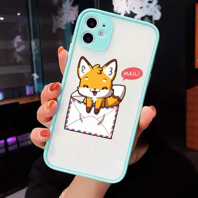 Anime funny foxs lovely cute Phone Cases Matte Transparent for iPhone 7 8 11 12 s mini pro X XS XR MAX Plus cover funda
Anime funny foxs lovely cute Phone Cases Matte Transparent for iPhone 7 8 11 12 s mini pro X XS XR MAX Plus cover funda
