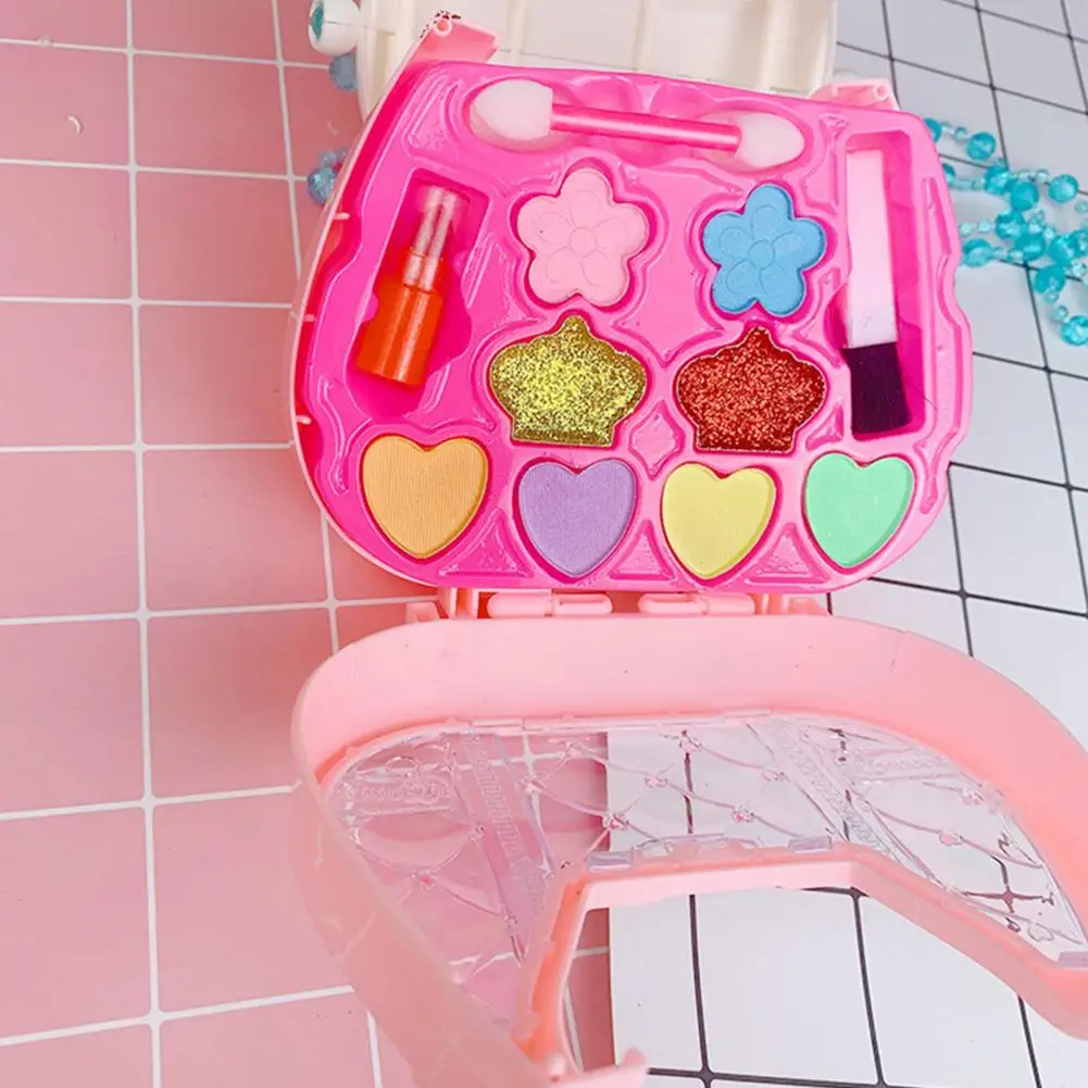 Children's color cosmetics toys play house set eyeshadow blush makeup Kids Girl Cosmetic Pretend Play Kit | Игрушки и хобби