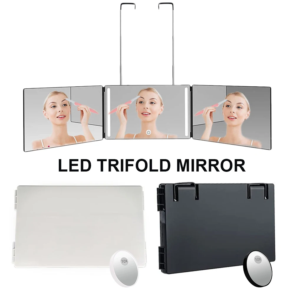 Adjustable and portable 3 Way Mirror Trifold Mirror For Self Hair Cutting And Styling DIY Haircut Tool Beauty Tools Real Glass
Adjustable and portable 3 Way Mirror Trifold Mirror For Self Hair Cutting And Styling DIY Haircut Tool Beauty Tools Real Glass
