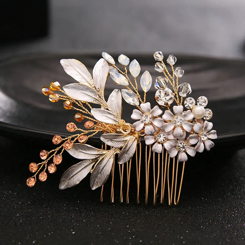 Bride Wedding Hair Pins Gold Color Leaves Aolly Bridal Prom Wedding Accessories Bride Hair Clips Hairpin for Women
Bride Wedding Hair Pins Gold Color Leaves Aolly Bridal Prom Wedding Accessories Bride Hair Clips Hairpin for Women