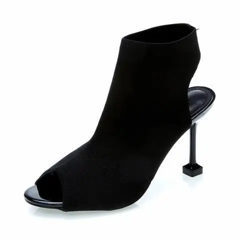 Sandals Women's 2019 Summer New Style Fish Mouth Knitted Elasticity Summer High Heel Shoes Online Celebrity WOMEN'S Shoes 0329
Sandals Women's 2019 Summer New Style Fish Mouth Knitted Elasticity Summer High Heel Shoes Online Celebrity WOMEN'S Shoes 0329