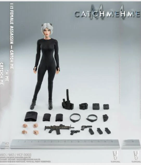 VERYCOOL 1/12 VCF-3002 Female Warrior Special Force Female Assassin "Catch Me" Movable Action Figure Toy
VERYCOOL 1/12 VCF-3002 Female Warrior Special Force Female Assassin "Catch Me" Movable Action Figure Toy