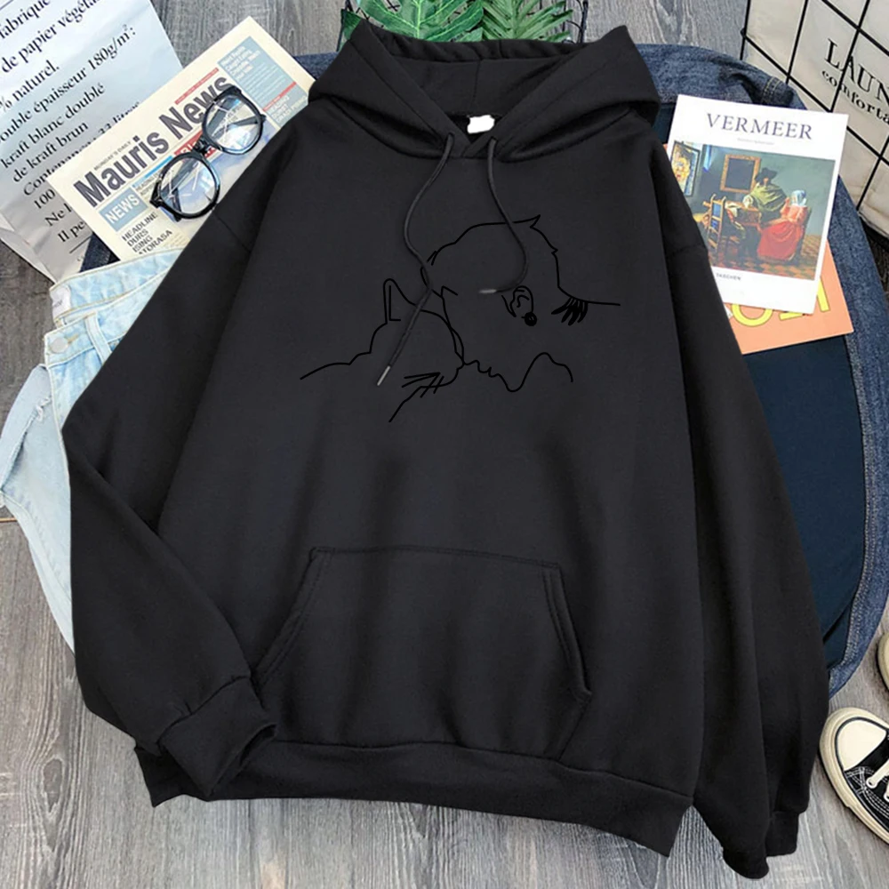 People and Cat Print Sweatshirts Man Pocket Harajuku Loose Hooded Clothing Mens Cartoons Fashion Hoody Hip Hop Anime Sweatshirt
People and Cat Print Sweatshirts Man Pocket Harajuku Loose Hooded Clothing Mens Cartoons Fashion Hoody Hip Hop Anime Sweatshirt
