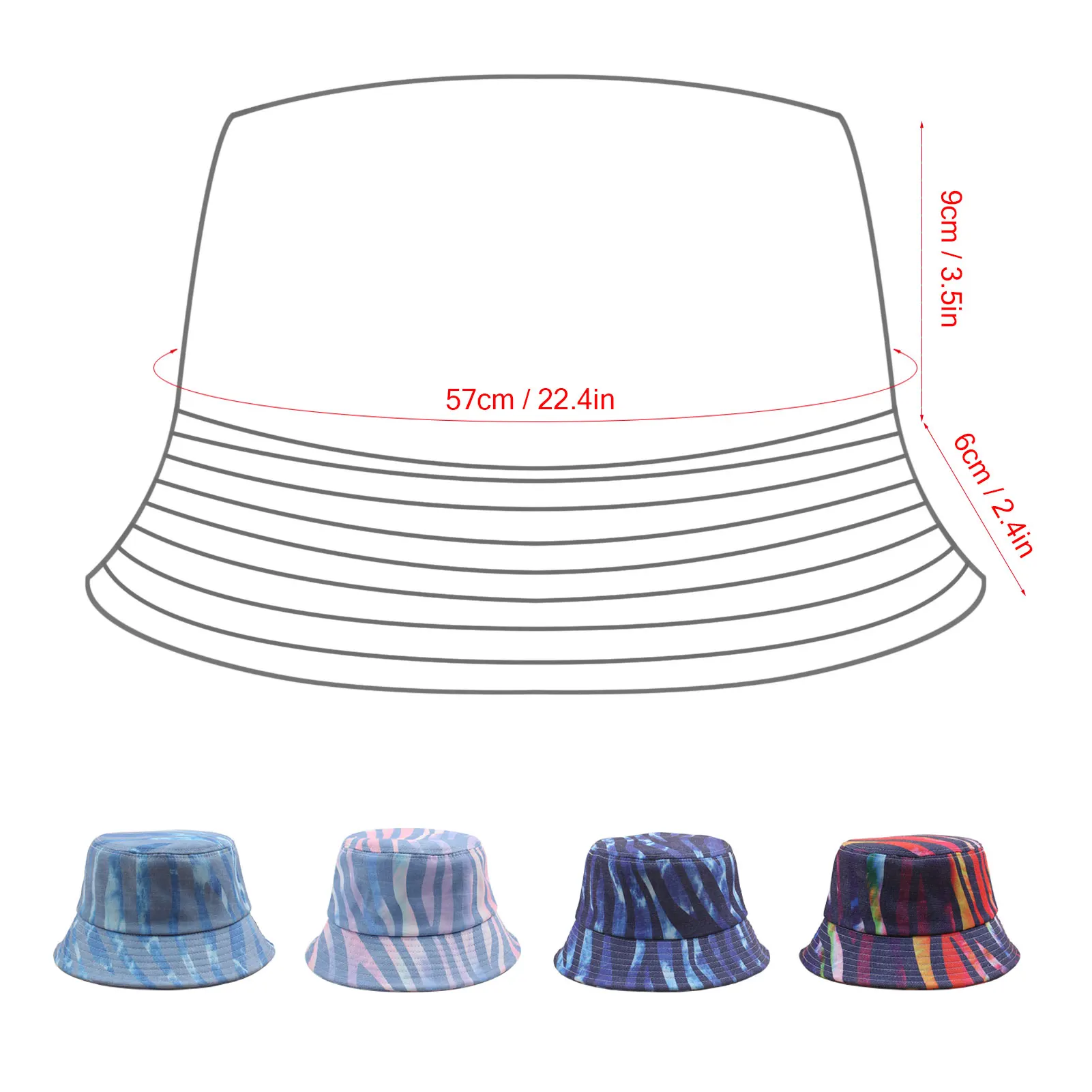 Summer Bucket hat Multicolor Stripes Print Reversible Packable Sun Cap Fisherman Cap Travel Beach Fashion Women's bucket hat Men
Summer Bucket hat Multicolor Stripes Print Reversible Packable Sun Cap Fisherman Cap Travel Beach Fashion Women's bucket hat Men