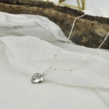 Fashion S925 Pure Silver Heart Silver Necklace Women's Fashion Simple Heart Necklace Temperament Jewelry Accessories X2l092
Fashion S925 Pure Silver Heart Silver Necklace Women's Fashion Simple Heart Necklace Temperament Jewelry Accessories X2l092