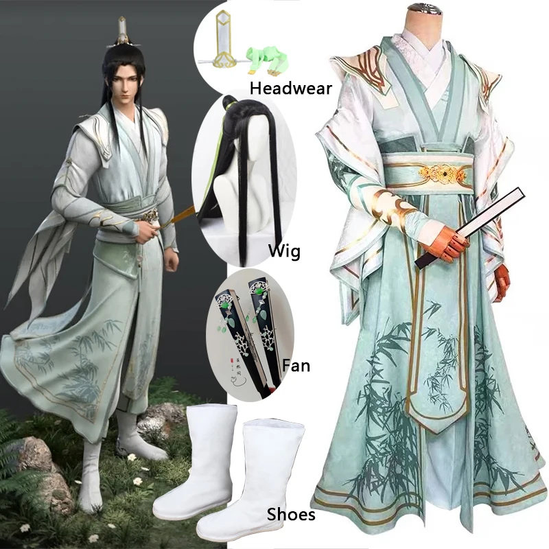 Аниме злодейская самоспасательная система Shen Yuan Shen Qingqiu Косплей Костюм женский стиль полный комплект для взрослых обувь с париком
Аниме злодейская самоспасательная система Shen Yuan Shen Qingqiu Косплей Костюм женский стиль полный комплект для взрослых обувь с париком