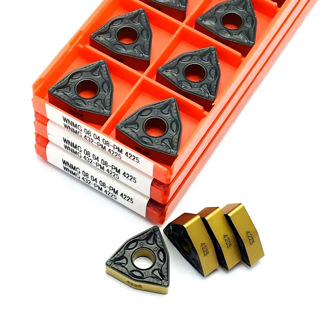 High quality turning insert WNMG080408 PM 4225 Carbide lathe tool External turning tool CNC cutting tool WNMG 080408 insert
High quality turning insert WNMG080408 PM 4225 Carbide lathe tool External turning tool CNC cutting tool WNMG 080408 insert
