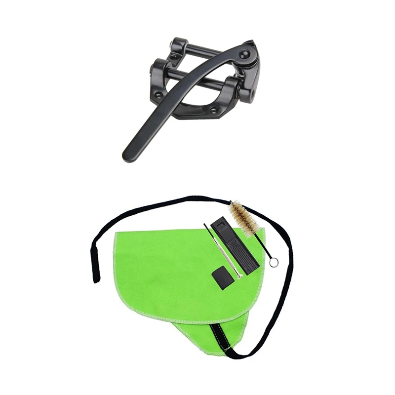 1 Set Alloy Vibrato Tailpiece Tremolo Bridge & 1 Set Saxophone Maintenance Cleaning Kit Sax Clean Cloth Brush Set
1 Set Alloy Vibrato Tailpiece Tremolo Bridge & 1 Set Saxophone Maintenance Cleaning Kit Sax Clean Cloth Brush Set