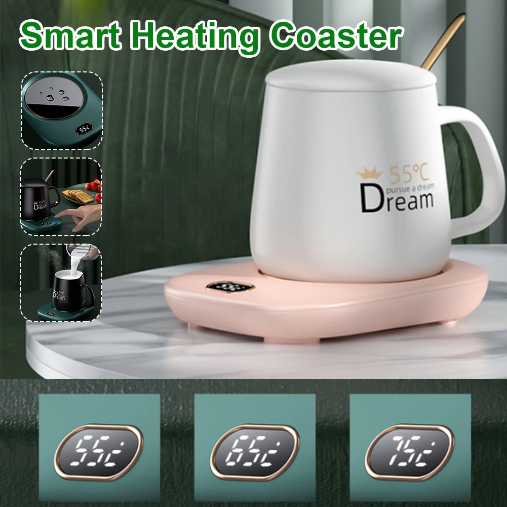 Coffee Mug Warmer Rechargeable Heating Coaster Fast Heating Constant-Temperature Insulation Heating Pad for Coffee Tea Milk
Coffee Mug Warmer Rechargeable Heating Coaster Fast Heating Constant-Temperature Insulation Heating Pad for Coffee Tea Milk