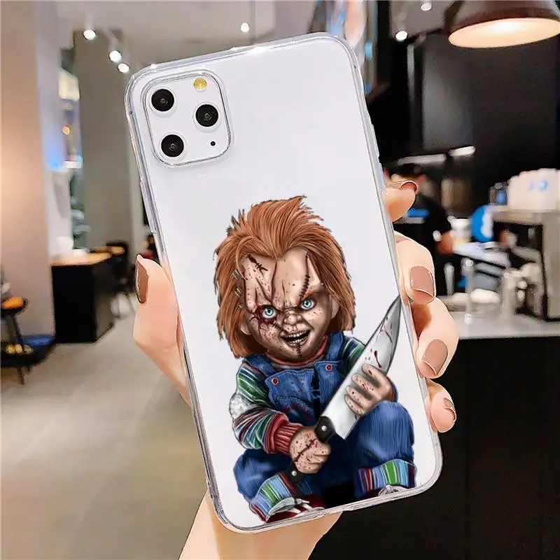 Horror Movie CHUCKY Phone Case Transparent soft For iphone 5 5s 5c se 6 6s 7 8 11 12 plus mini x xs xr pro max
Horror Movie CHUCKY Phone Case Transparent soft For iphone 5 5s 5c se 6 6s 7 8 11 12 plus mini x xs xr pro max