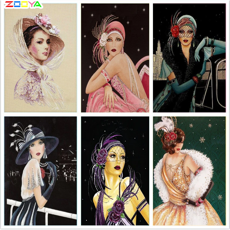5D DIY Diamond Painting Cross-Stitch Kits Diamond Embroidery Pictures Of Rhinestones Woman Hat Flower Paintings By Numbers R1195
5D DIY Diamond Painting Cross-Stitch Kits Diamond Embroidery Pictures Of Rhinestones Woman Hat Flower Paintings By Numbers R1195