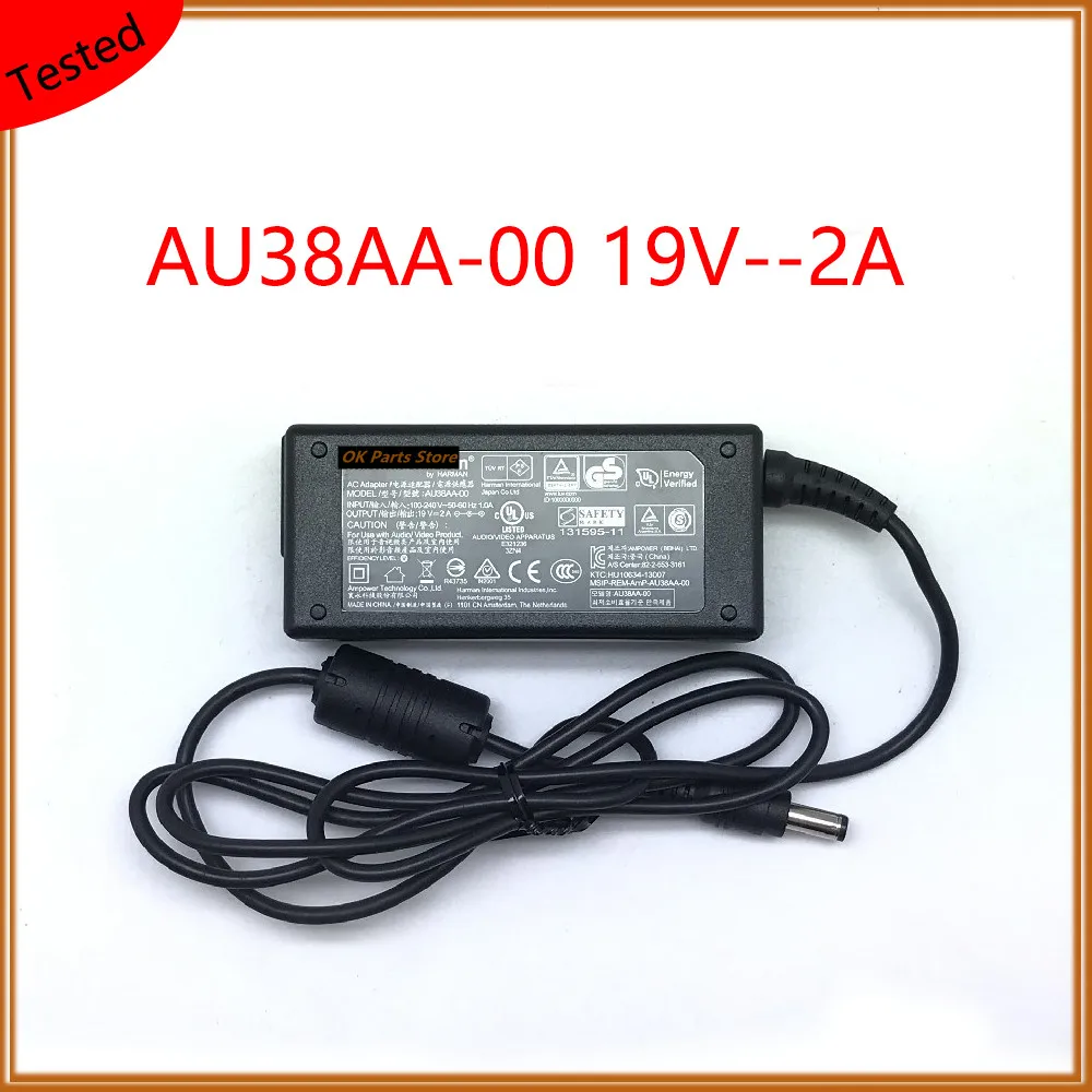 

AU38AA-00 19V--2A Power Supply Charger DC AC Switching Adapter For Harman Kardon Music Starring Wireless Bluetooth Speake