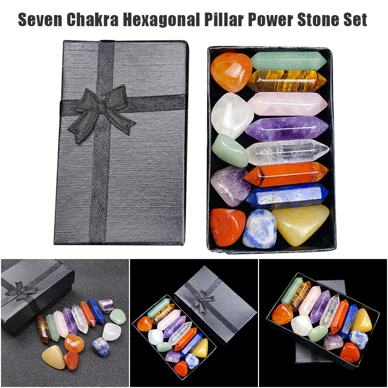 7 Chakra Stone Set Mother's Day Gift Meditation Stone Yoga Amulet With Gift Box Crystals Ornaments Room Decoration Drop Shipping
7 Chakra Stone Set Mother's Day Gift Meditation Stone Yoga Amulet With Gift Box Crystals Ornaments Room Decoration Drop Shipping
